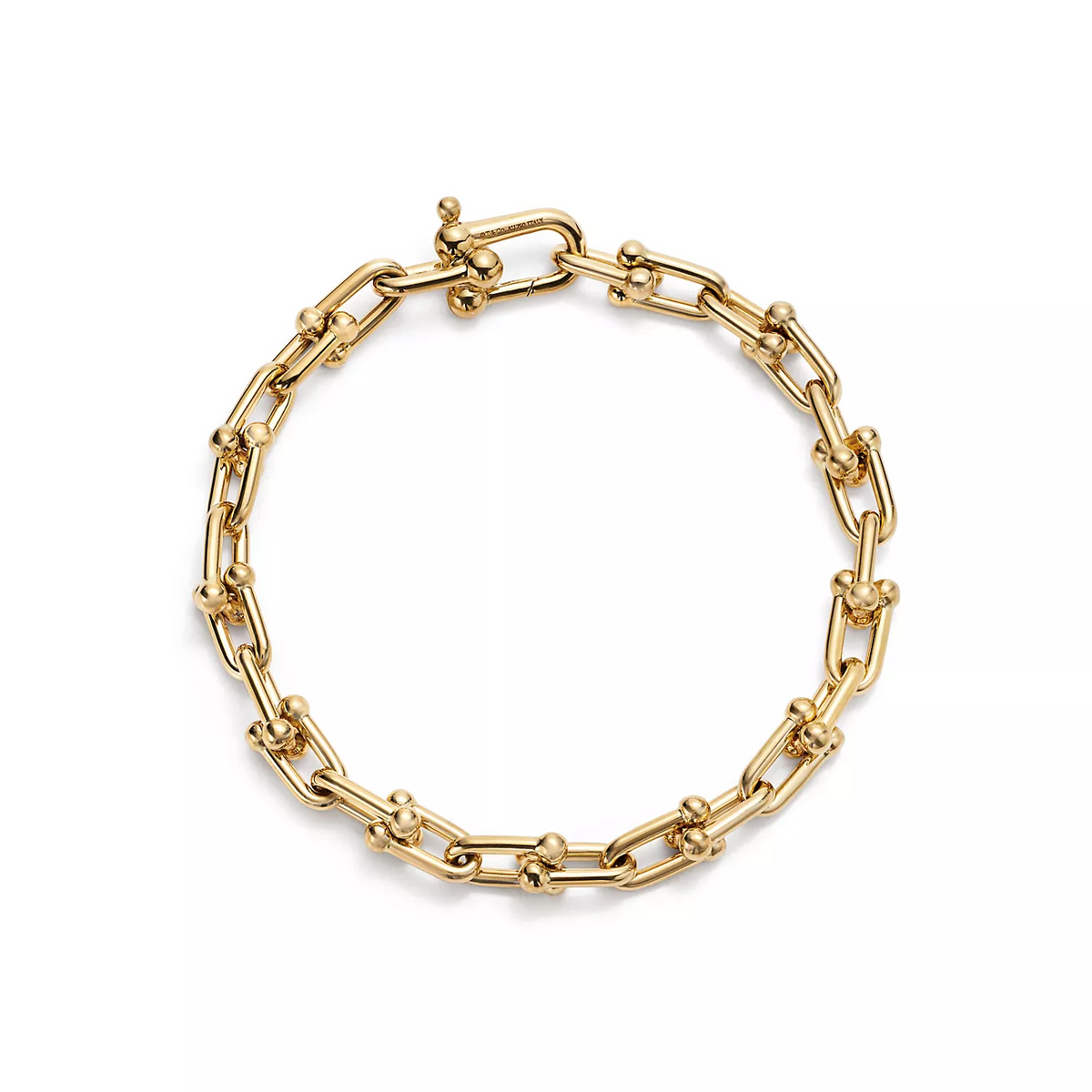 [Renovia Jewelry]HARDWEAR SMALL LINK 26 MOTIF GOLD BRACELET