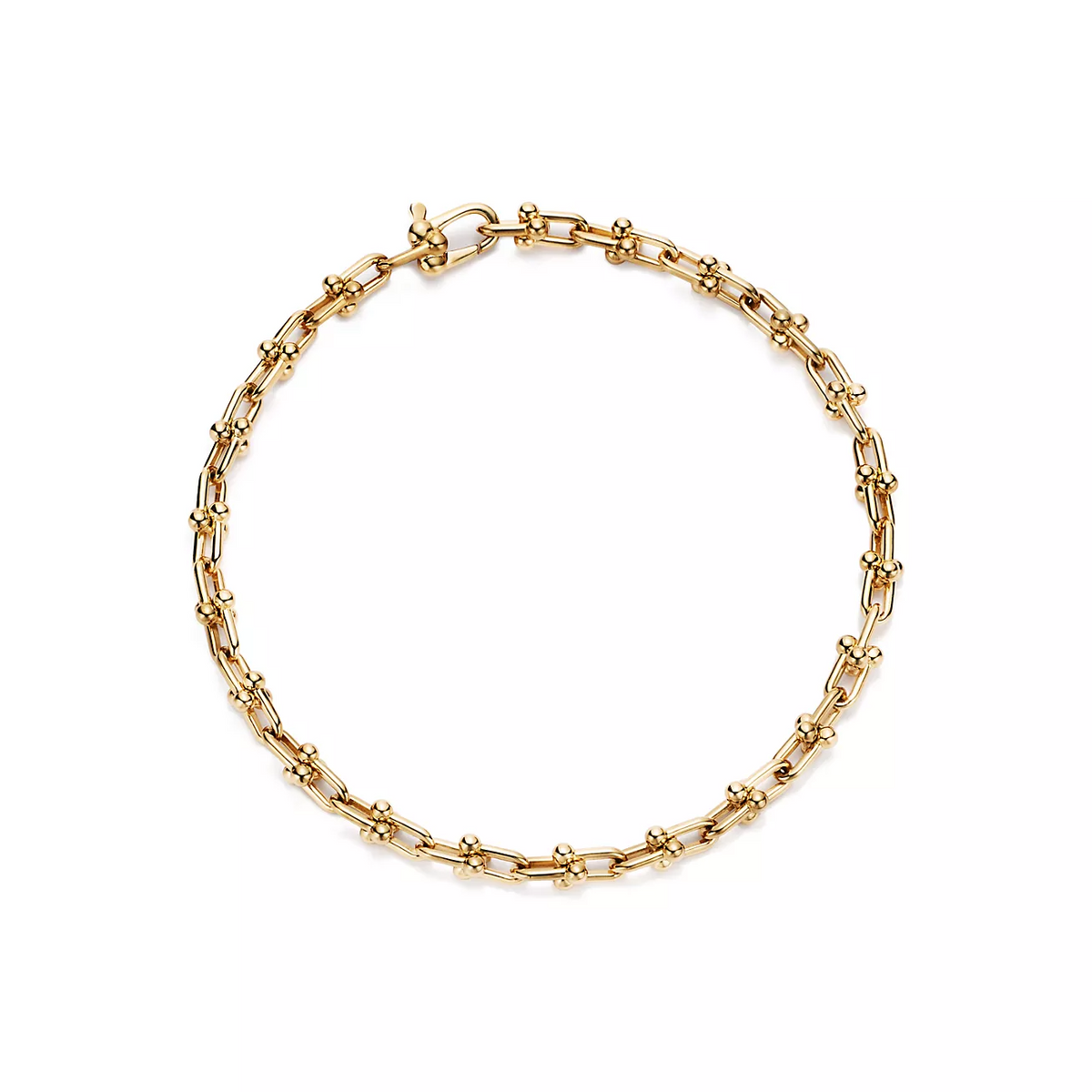 [Renovia Jewelry]HARDWEAR MICRO LINK 44 MOTIF GOLD BRACELET