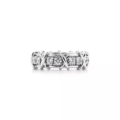 [Renovia Jewelry]SIXTEEN STONE SILVER RING