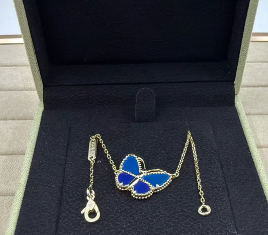 [Renovia Jewelry]2026 NEW BUTTERFLY BLUE   NECKLACE