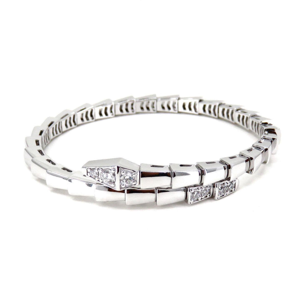 [Renovia Jewelry]SERPENTI BRACELET DIAMONDS SILVER