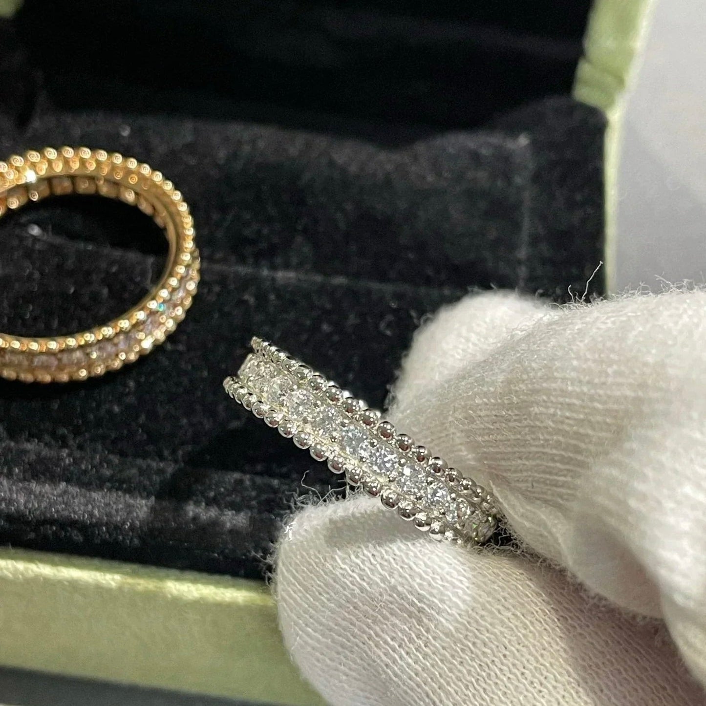 [Renovia Jewelry]PERLEE DIAMOND ROSE GOLD RING