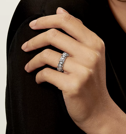[Renovia Jewelry]SIXTEEN STONE SILVER RING