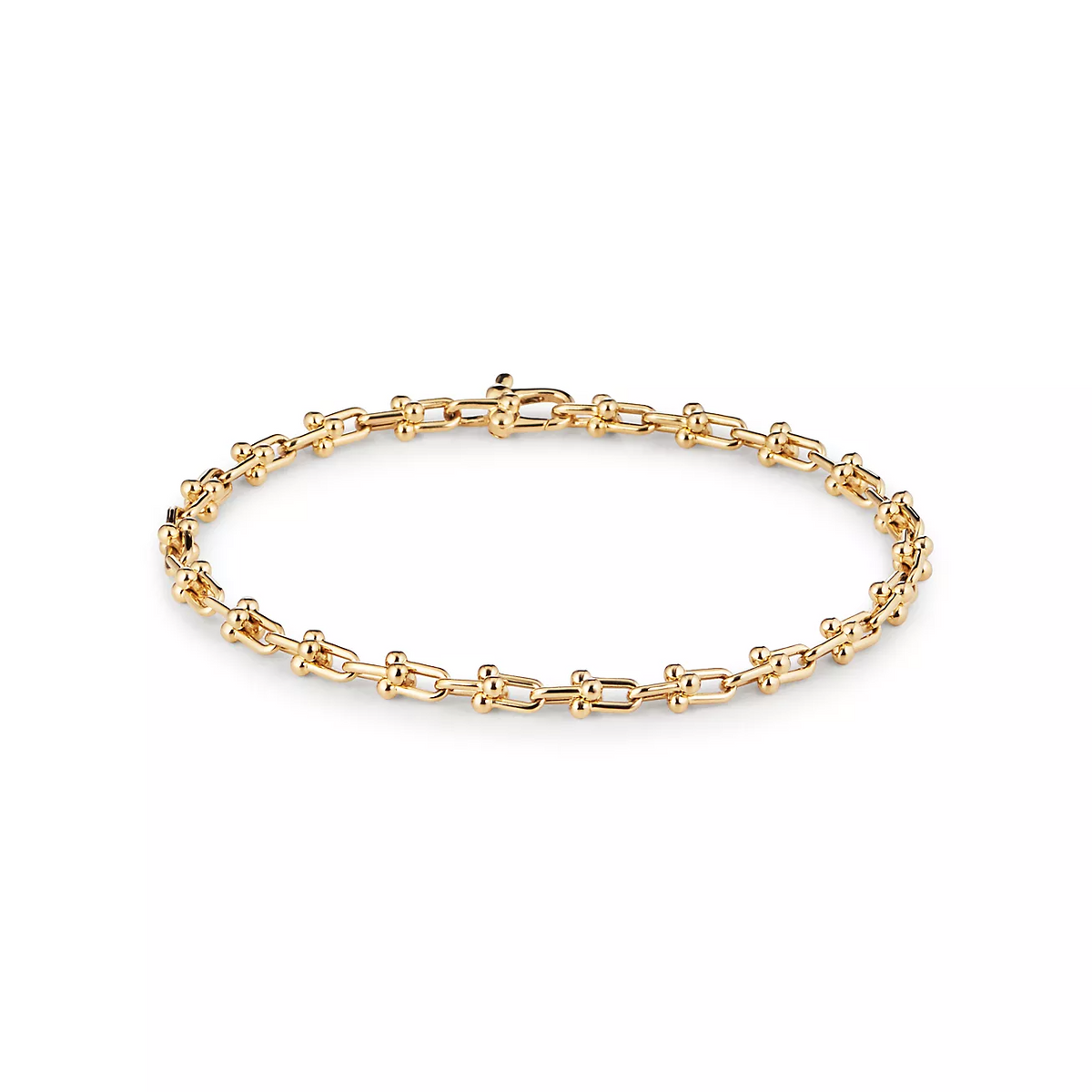 [Renovia Jewelry]HARDWEAR MICRO LINK 44 MOTIF GOLD BRACELET