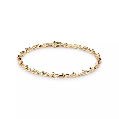 [Renovia Jewelry]HARDWEAR MICRO LINK 44 MOTIF GOLD BRACELET