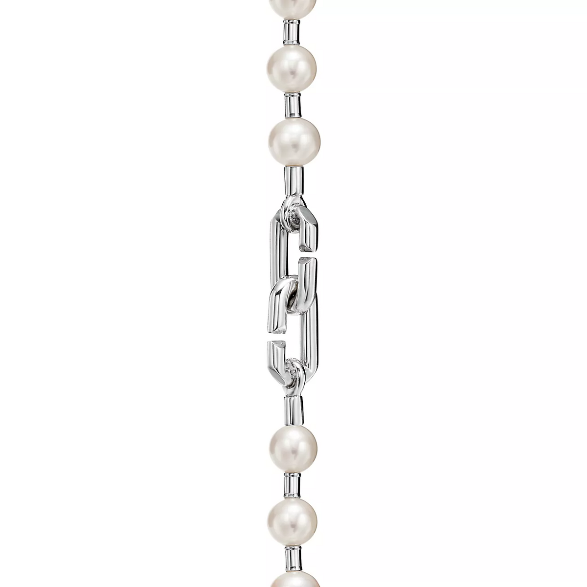 [Renovia Jewelry]PEARL LOCK SILVER BRACELET