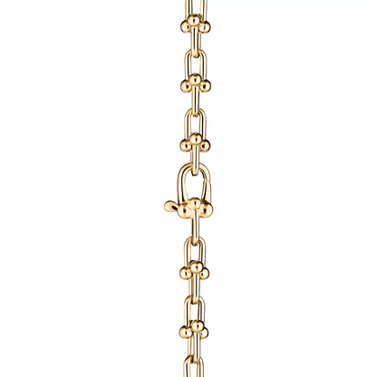 [Renovia Jewelry]HARDWEAR MICRO LINK 44 MOTIF GOLD BRACELET