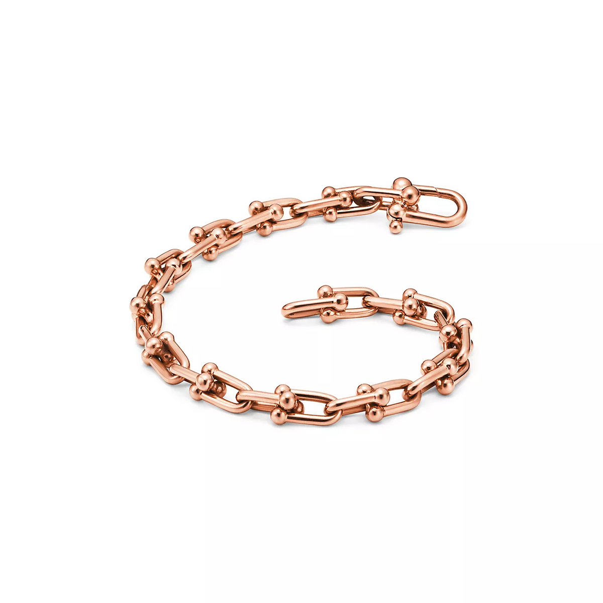 [Renovia Jewelry]HARDWEAR SMALL LINK 26 MOTIF PINK GOLD BRACELET