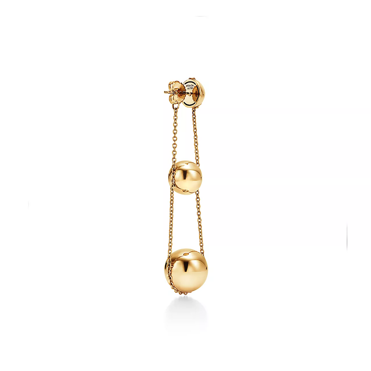 [Renovia Jewelry]TRIPLE DROP GOLD EARRINGS
