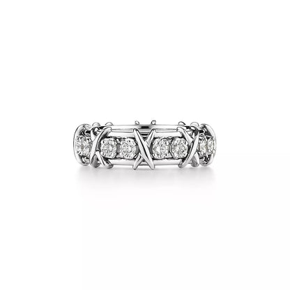 [Renovia Jewelry]SIXTEEN STONE SILVER RING