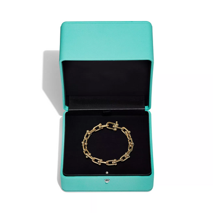 [Renovia Jewelry]HARDWEAR MEDIUM LINK 20 MOTIF GOLD BRACELET