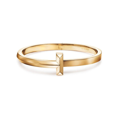 [Renovia Jewelry]T1 WIDE HINGED BANGLE BRACELET