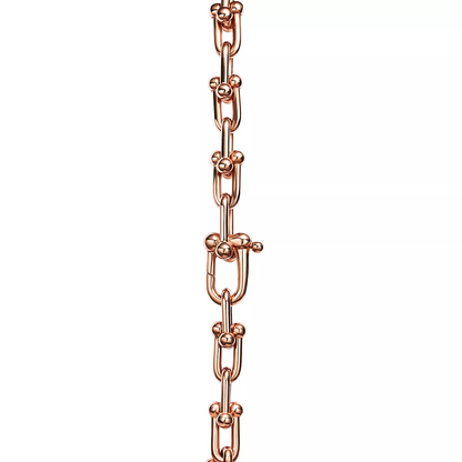 [Renovia Jewelry]HARDWEAR SMALL LINK 26 MOTIF PINK GOLD BRACELET
