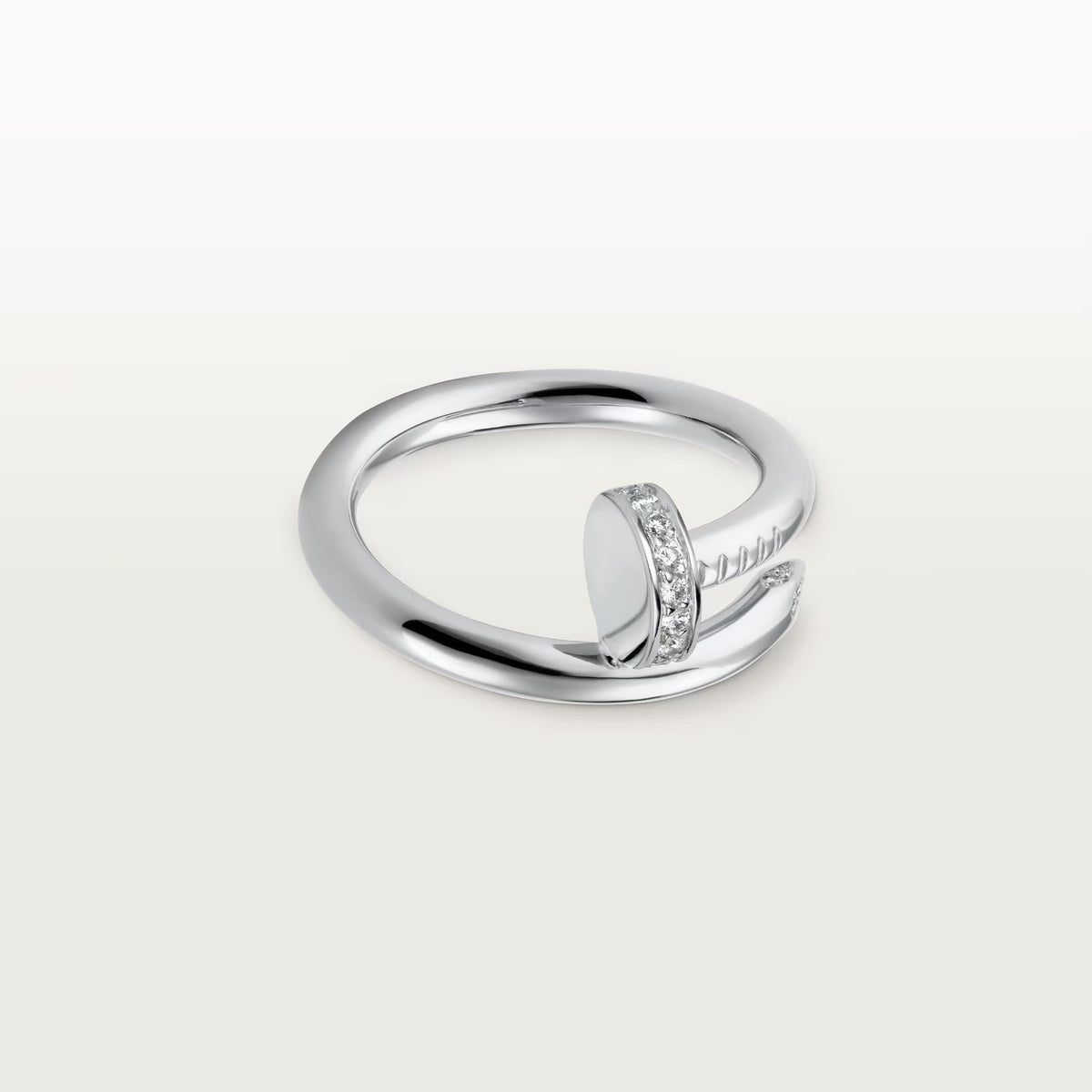 [Renovia Jewelry]JUSTE RING 2.6MM HALF DIAMOND