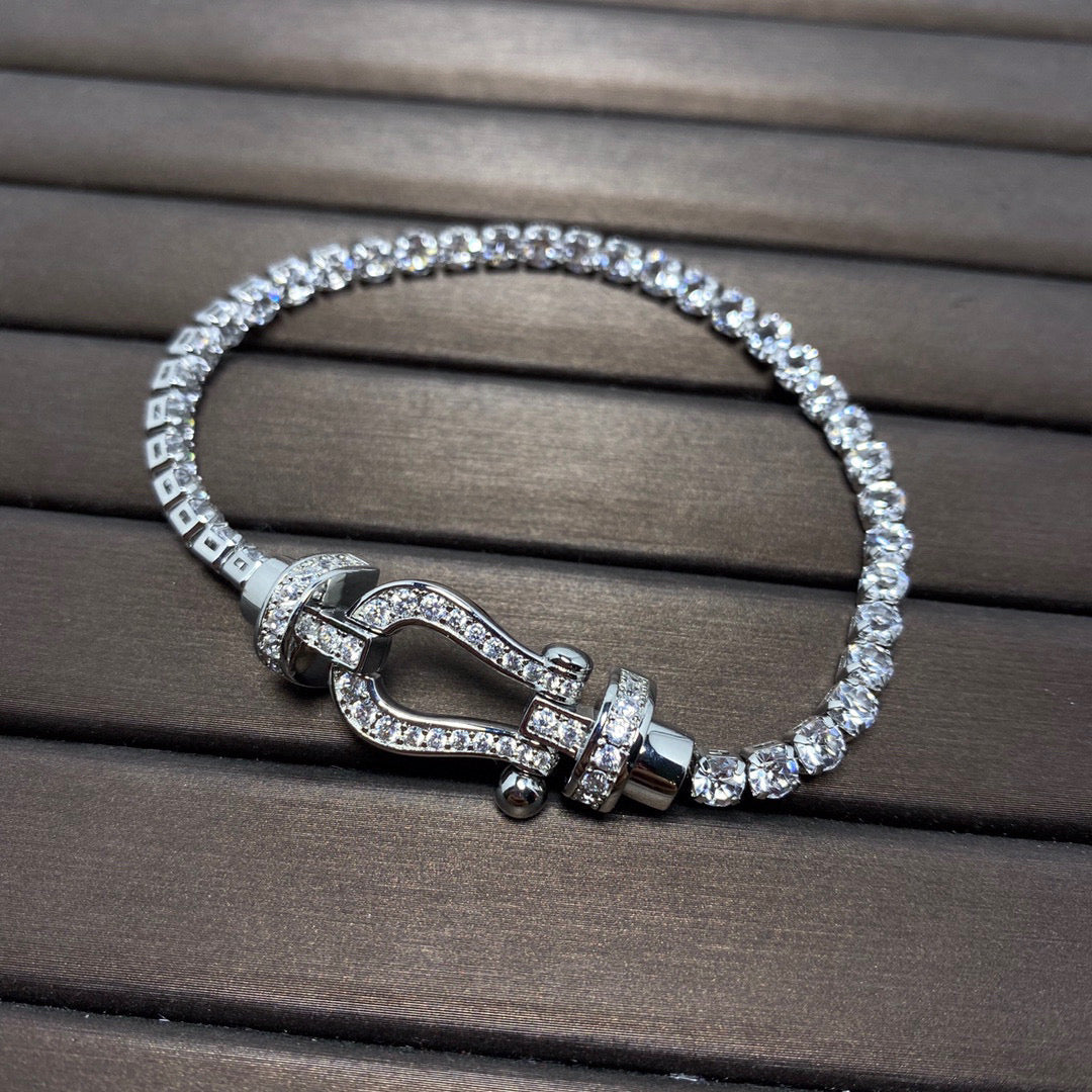 [Renovia Jewelry]FORCE  HORSESHOE  DIAMOND TENNIS BRACELET