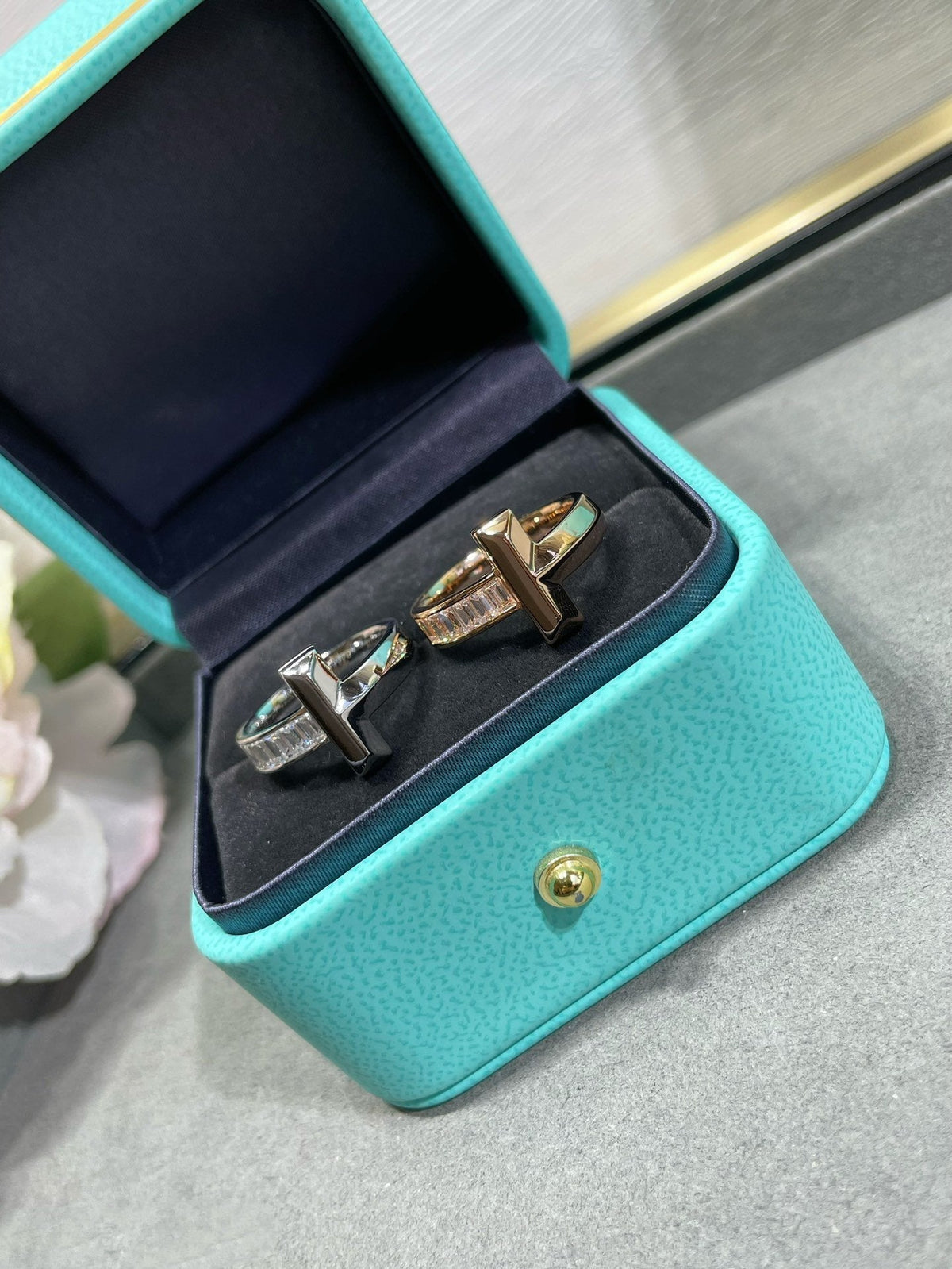 [Renovia Jewelry]T1 WIDE 4.5MM DIAMOND RING