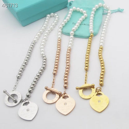 [Renovia Jewelry]RETURN TO TIF HEART TAF BEAD PEARL BRACELET