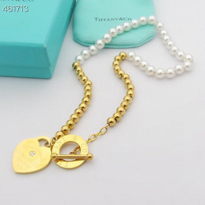 [Renovia Jewelry]RETURN TO TIF HEART TAF BEAD PEARL BRACELET