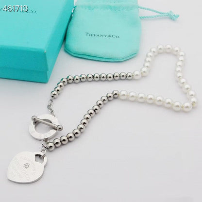 [Renovia Jewelry]RETURN TO TIF HEART TAF BEAD PEARL BRACELET