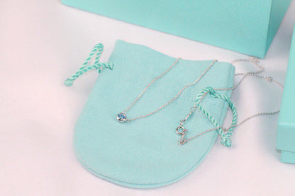 [Renovia Jewelry]ELSA PERETTI SERIES SINGLE DIAMOND SIMPLE NECKLACE