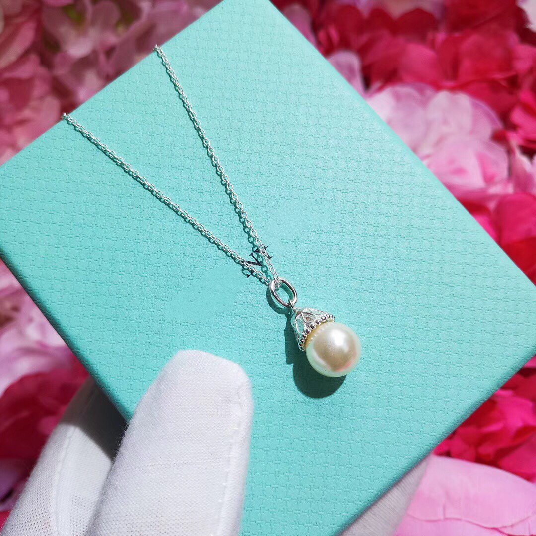 [Renovia Jewelry]PEARL PENDANT GATSBY ZIEGFELD PEARL SILVER NECKLACE