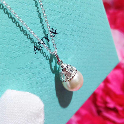 [Renovia Jewelry]PEARL PENDANT GATSBY ZIEGFELD PEARL SILVER NECKLACE
