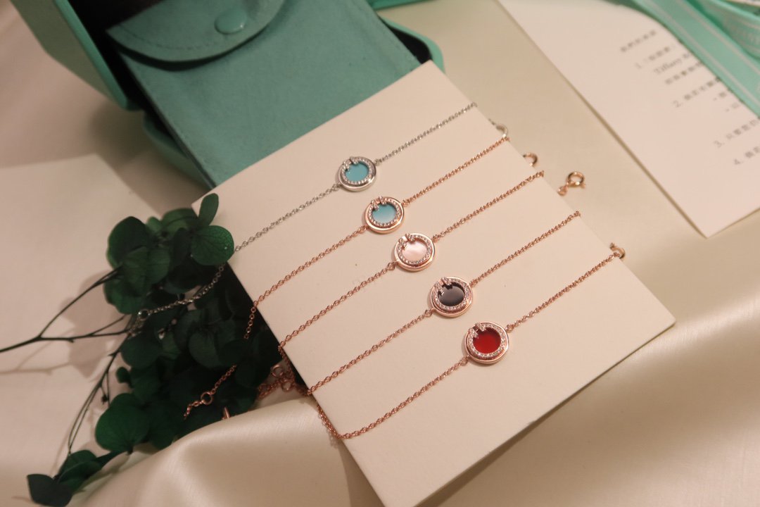 [Renovia Jewelry]DIAMOND CIRCLE PINK GOLD BRACELET