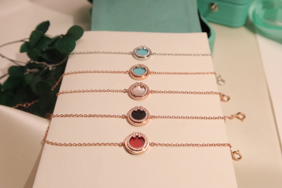 [Renovia Jewelry]DIAMOND CIRCLE PINK GOLD BRACELET