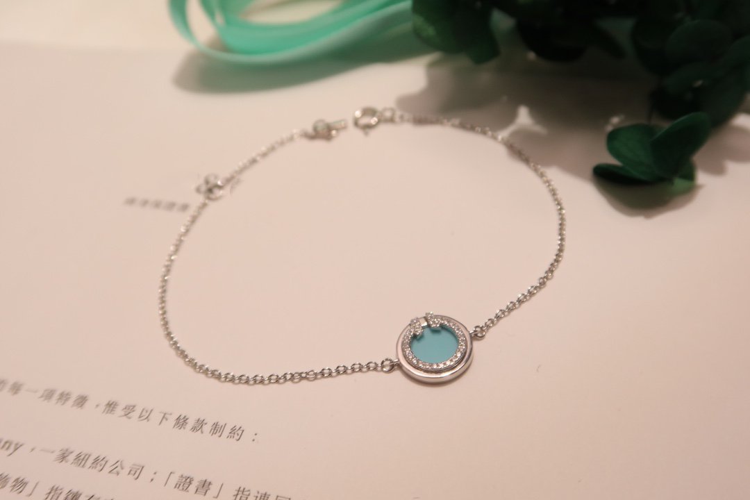 [Renovia Jewelry]DIAMOND CIRCLE PINK GOLD BRACELET