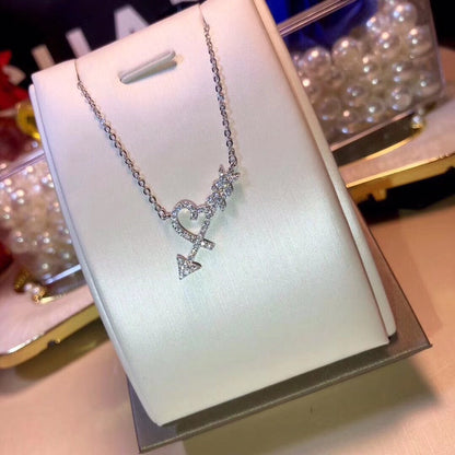 [Renovia Jewelry]COLGANTE HEART & ARROW NECKLACE