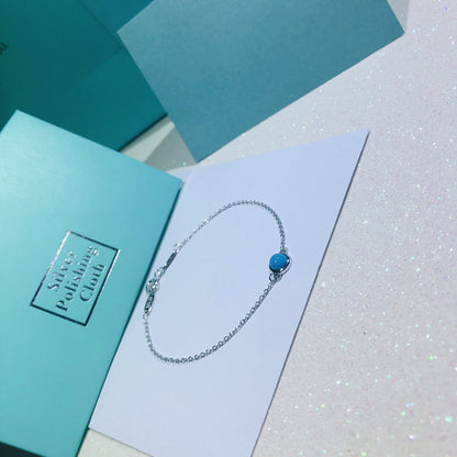 [Renovia Jewelry]YARD TURQUOISE NECKLACE SILVER