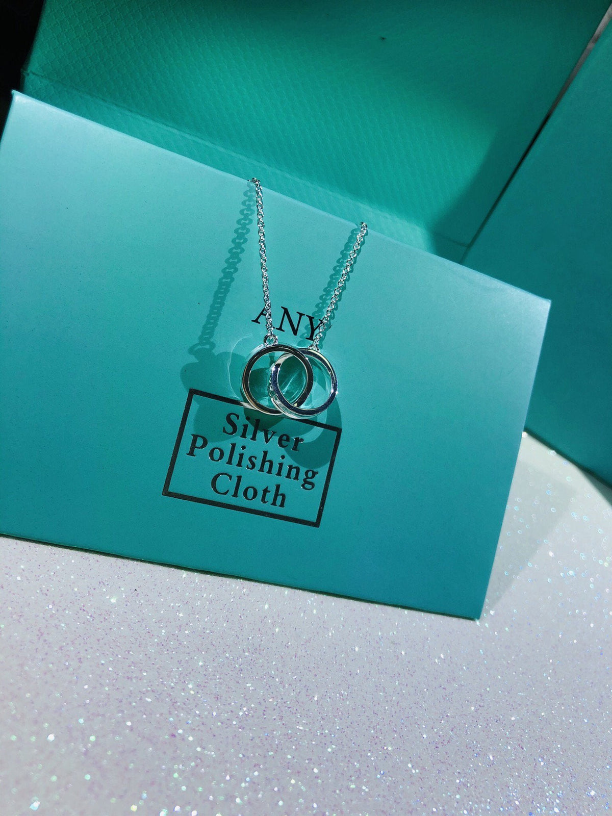 [Renovia Jewelry]INTERLOCKING CIRCLES PENDANT SMALL NECKLACE