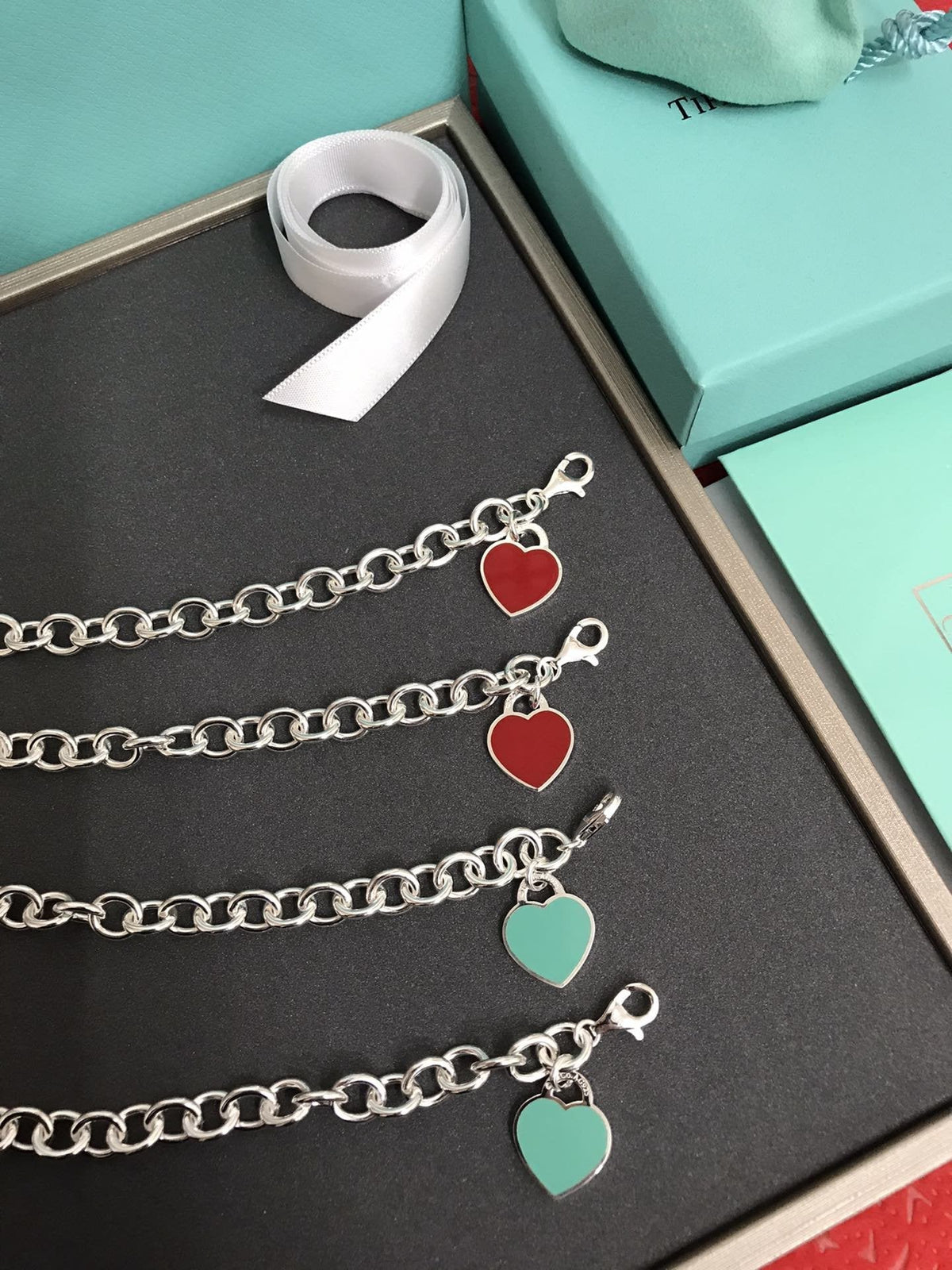 [Renovia Jewelry]HEART TAG BRACELET SILVER MEDIUM