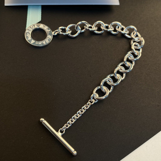 [Renovia Jewelry]TOGGLE TAG BRACELET SILVER