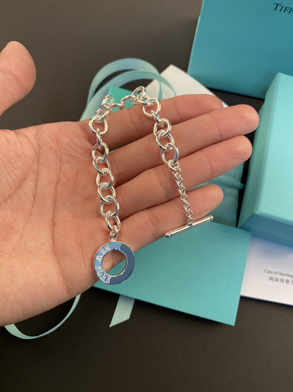 [Renovia Jewelry]TOGGLE TAG BRACELET SILVER