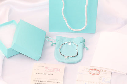 [Renovia Jewelry]STERLING SILVER BOW BEAD BRACELET