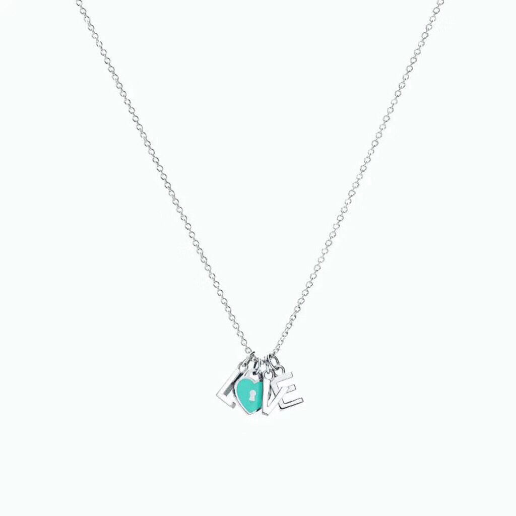 [Renovia Jewelry]COLLAR LOVE PLATA NECKLACE