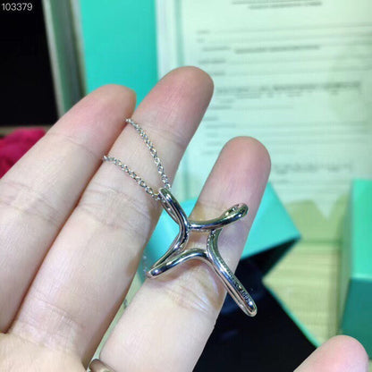 [Renovia Jewelry]CROSS NECKLACE STERLING SILVER MATERIAL