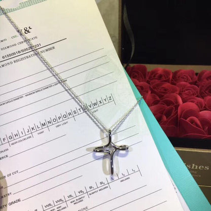 [Renovia Jewelry]CROSS NECKLACE STERLING SILVER MATERIAL