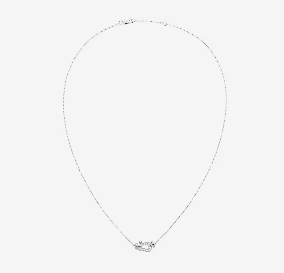[Renovia Jewelry]FORCE 10 DIAMOND SILVER NECKLACE MINI MODEL