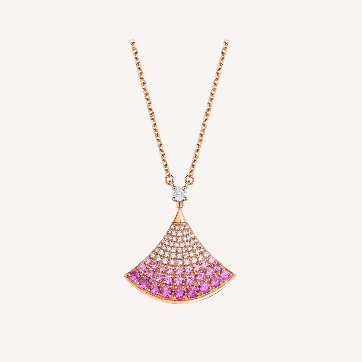 [Renovia Jewelry]DREAM NECKLACE PINK GOLD PINK DIAMOND