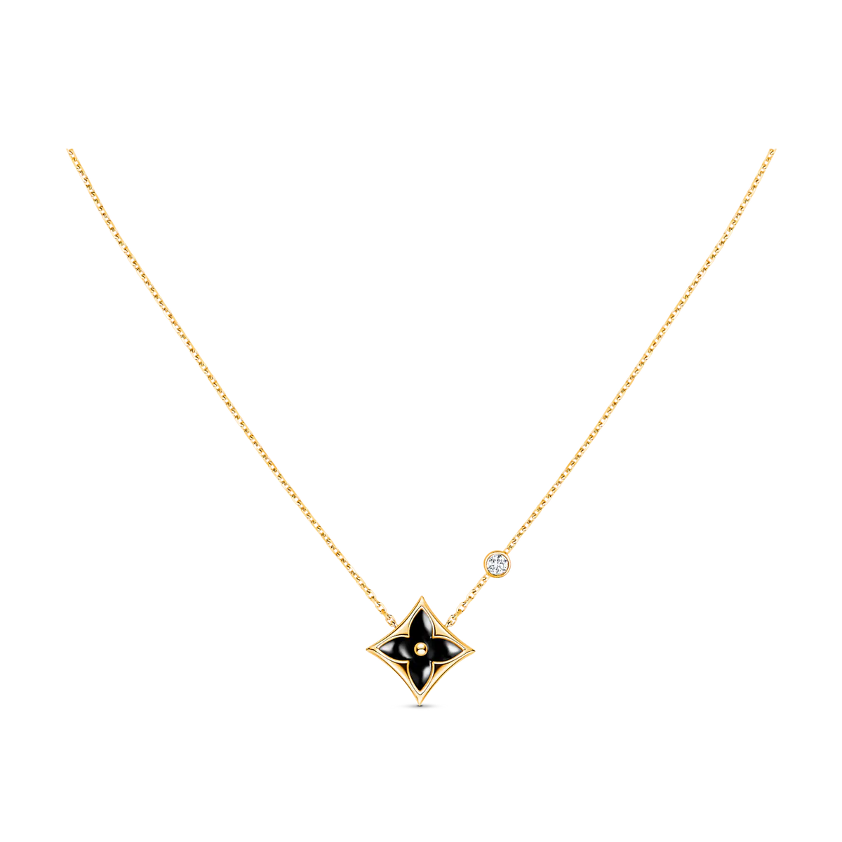 [Renovia Jewelry]STAR BLACK MOP NECKLACE