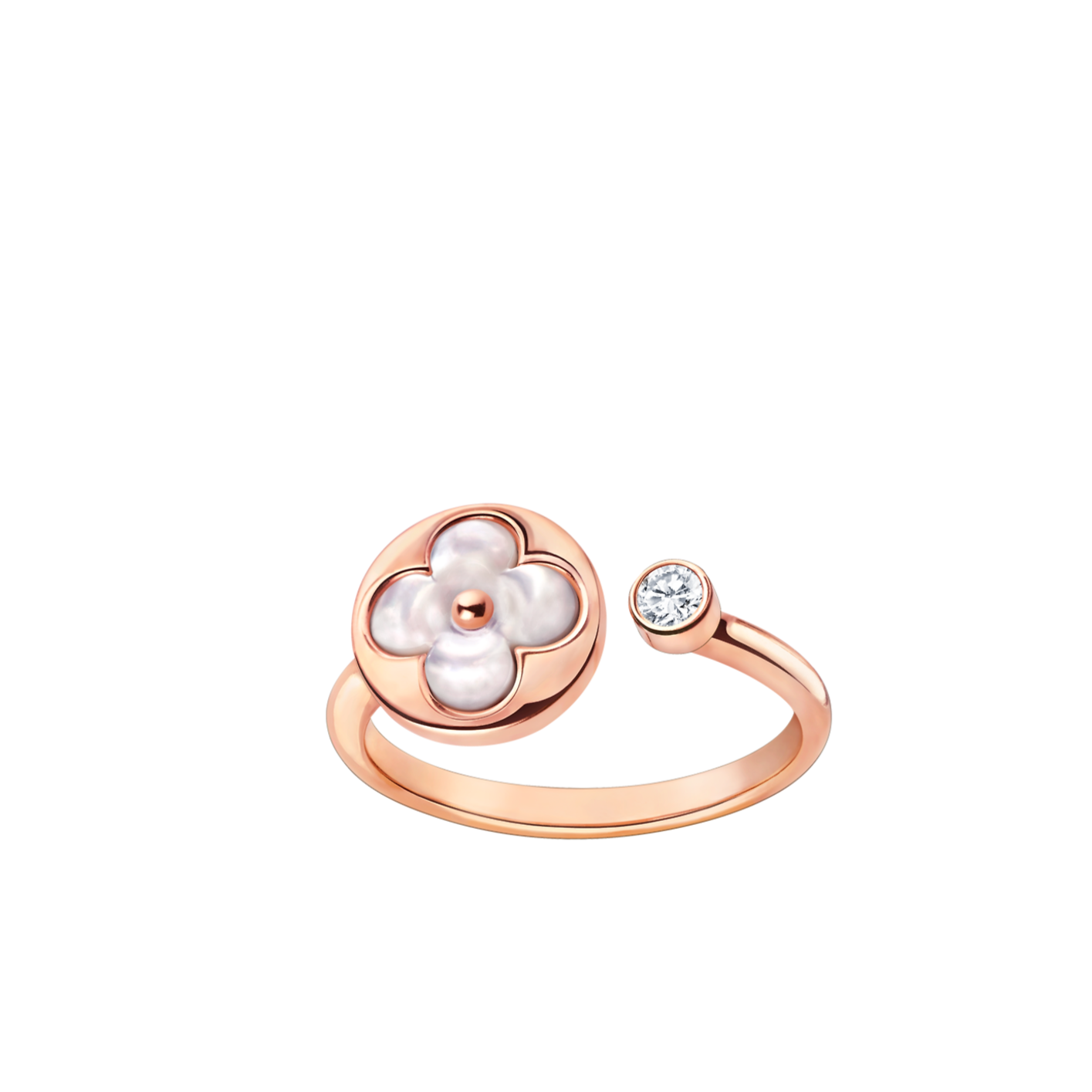 [Renovia Jewelry]SUN 1 DIAMOND PINK MOP RING