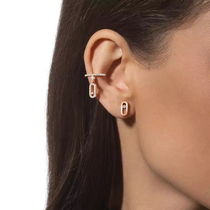 [Renovia Jewelry]Move Uno Diamond Stud Earrings