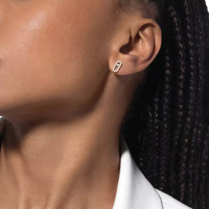 [Renovia Jewelry]Move Uno Diamond Earrings