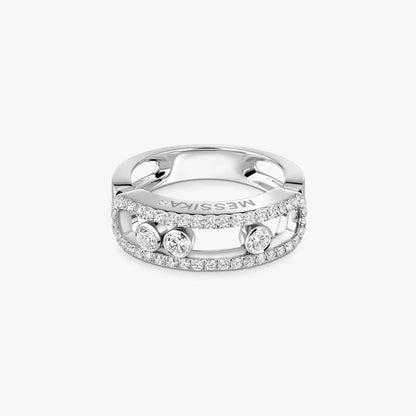 [Renovia Jewelry] Move Gold Diamond Pave_ Ring
