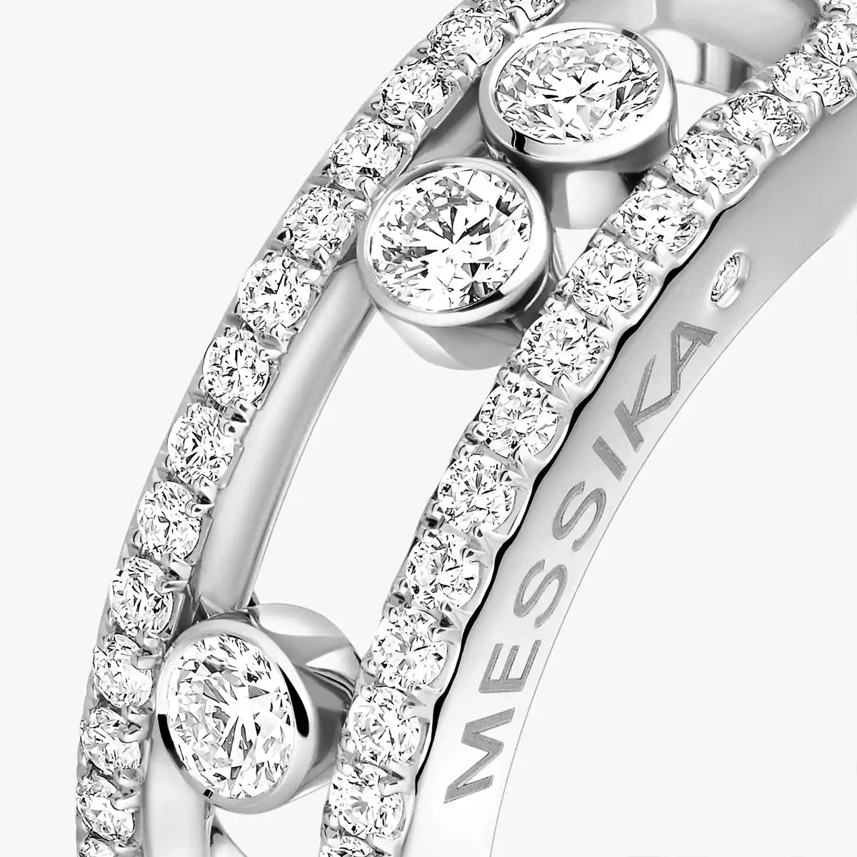 [Renovia Jewelry] Move Gold Diamond Pave_ Ring