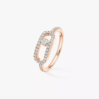 [Renovia Jewelry]Move Uno Diamond Ring in Gold