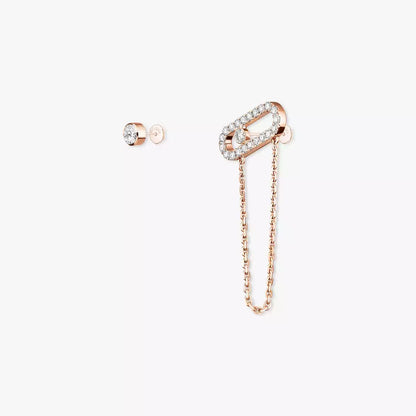 [Renovia Jewelry]Move Uno Diamond Earrings