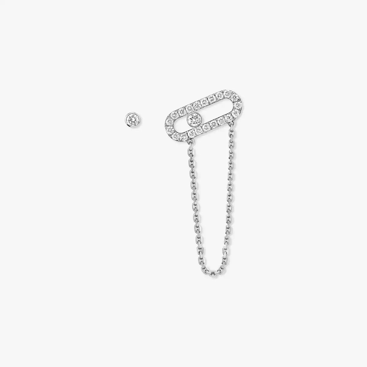 [Renovia Jewelry]Move Uno Diamond Earrings